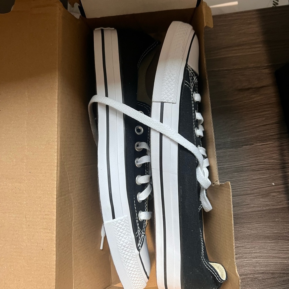 Converse Black and White Sneakers
